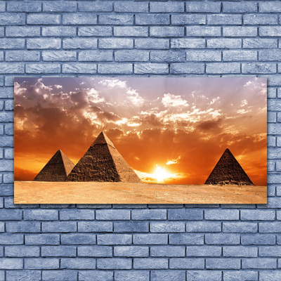 Quadro in vetro Piramidi Architettura