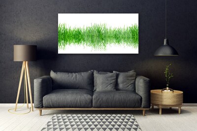 Quadro vetro Erba Pianta Natura