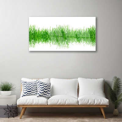 Quadro vetro Erba Pianta Natura