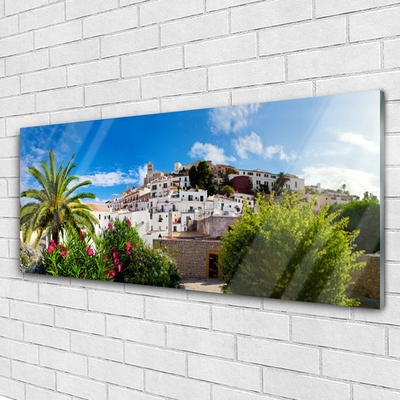 Quadro in vetro Città di Palma Paesaggio