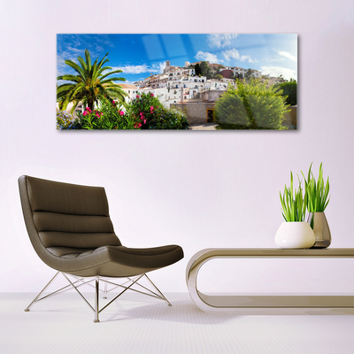 Quadro in vetro Città di Palma Paesaggio