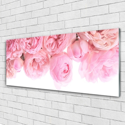 Quadro in vetro Rose Fiori Pianta