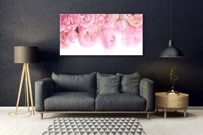 Quadro in vetro Rose Fiori Pianta