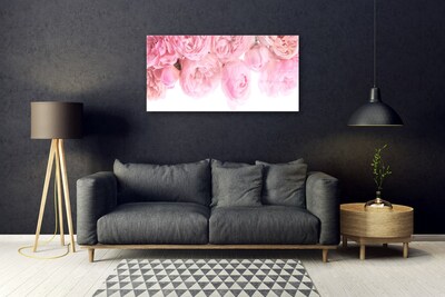 Quadro in vetro Rose Fiori Pianta