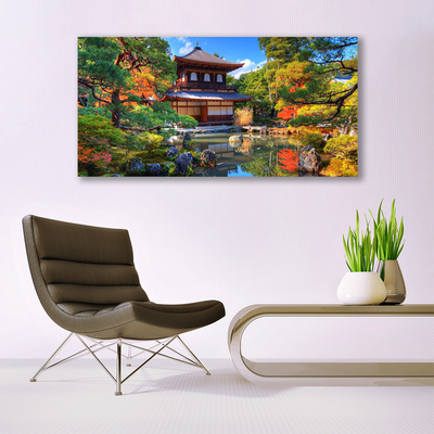 Quadro su vetro Giardino Giappone Paesaggio