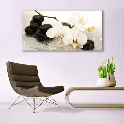 Quadro in vetro Bellissimo fiore di orchidea