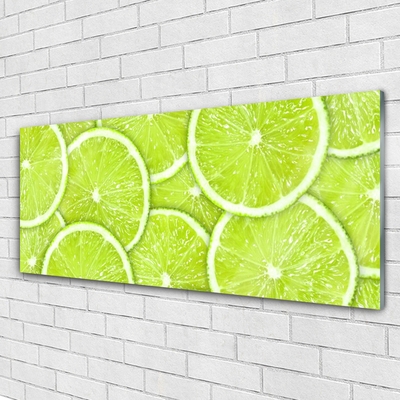 Quadro su vetro Cucina Lime Food