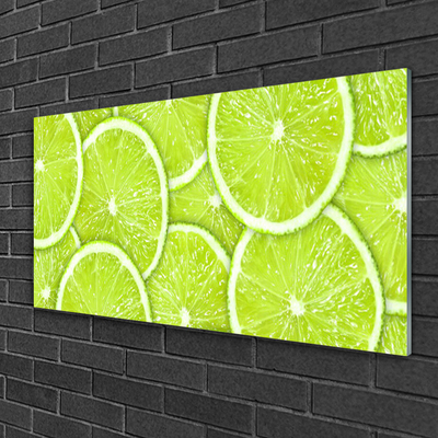 Quadro su vetro Cucina Lime Food