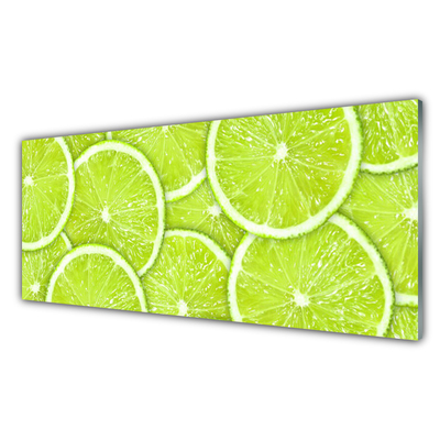 Quadro su vetro Cucina Lime Food