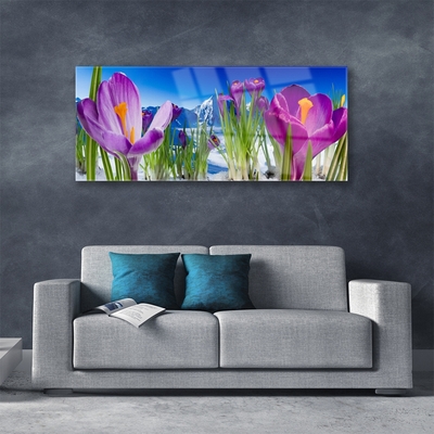 Quadro su vetro Fiori Pianta naturale