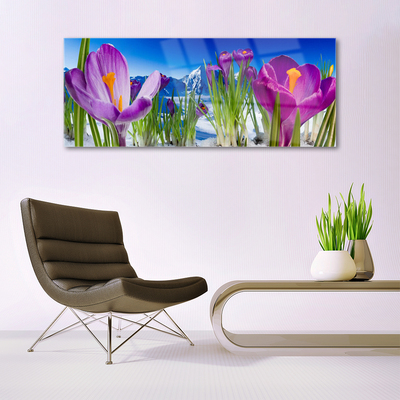 Quadro su vetro Fiori Pianta naturale