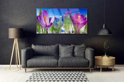 Quadro su vetro Fiori Pianta naturale