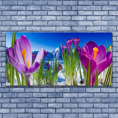 Quadro su vetro Fiori Pianta naturale