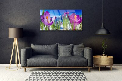 Quadro su vetro Fiori Pianta naturale