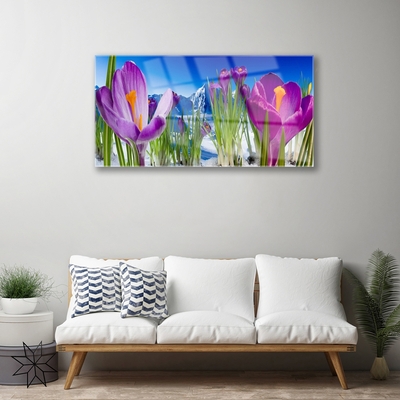 Quadro su vetro Fiori Pianta naturale