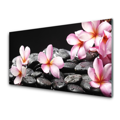 Quadro su vetro Plumeria Wallflower