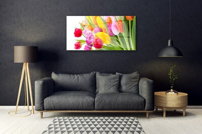 Quadro in vetro Tulipani Fiori Pianta