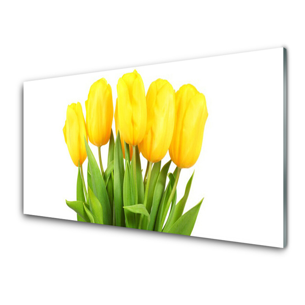 Quadro in vetro Tulipani Fiori Pianta