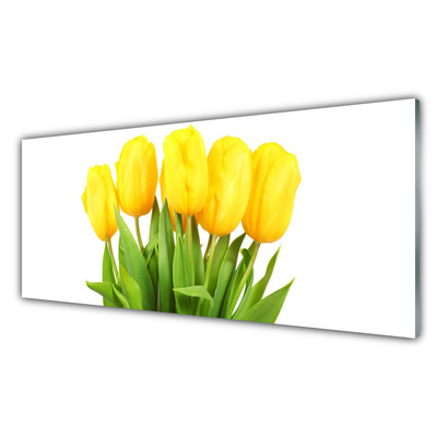 Quadro in vetro Tulipani Fiori Pianta