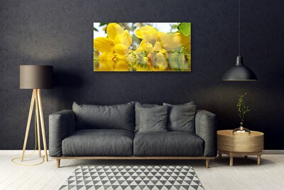 Quadro vetro Fiori Pianta naturale