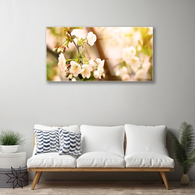 Quadro vetro Fiori Pianta naturale