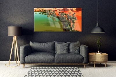 Quadro in vetro Lago di Palm Desert