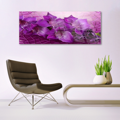 Quadro in vetro Fiori Pianta naturale