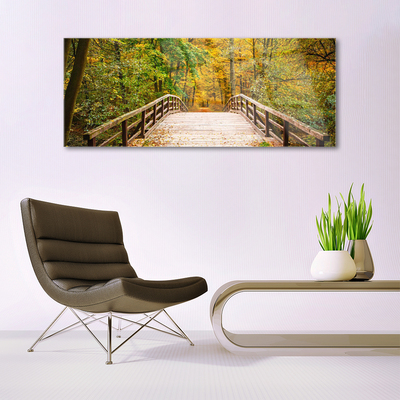 Quadro su vetro Architettura del Ponte della Foresta