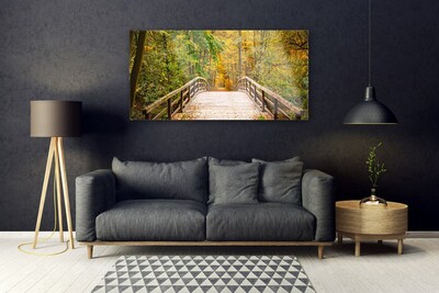 Quadro su vetro Architettura del Ponte della Foresta