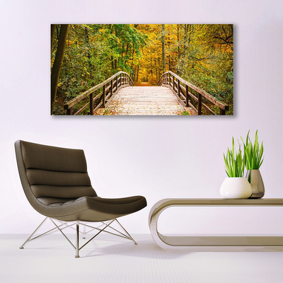 Quadro su vetro Architettura del Ponte della Foresta