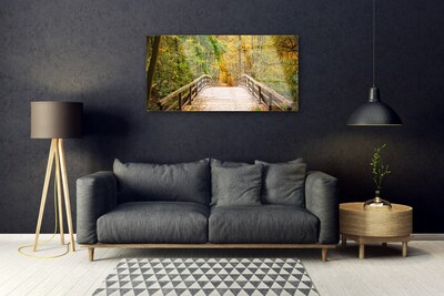 Quadro su vetro Architettura del Ponte della Foresta