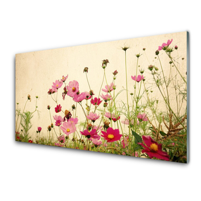 Quadro vetro Fiori Pianta naturale