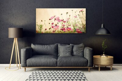 Quadro vetro Fiori Pianta naturale