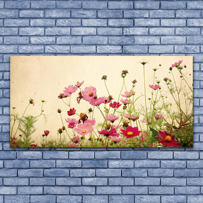 Quadro vetro Fiori Pianta naturale