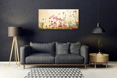 Quadro vetro Fiori Pianta naturale