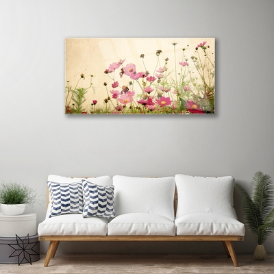 Quadro vetro Fiori Pianta naturale