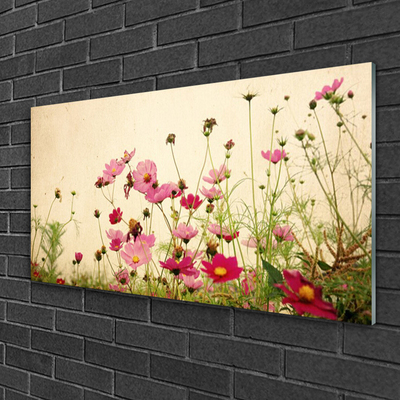 Quadro vetro Fiori Pianta naturale