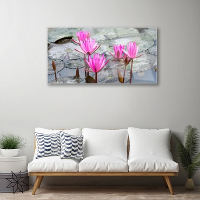 Quadro in vetro Fiori Pianta naturale