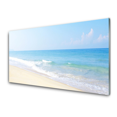 Quadro di vetro Spiaggia Mare Paesaggio