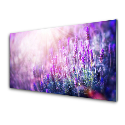 Quadro in vetro Fiori Pianta naturale