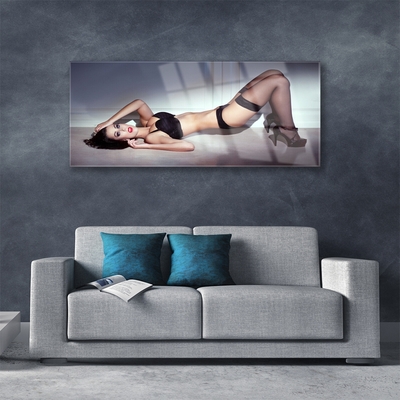 Quadro in vetro Erotica femminile sexy