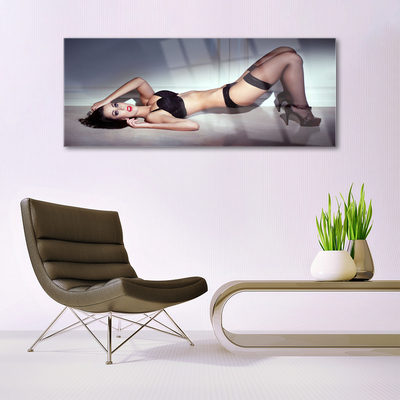 Quadro in vetro Erotica femminile sexy