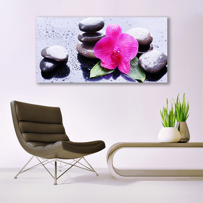 Quadro in vetro Arte delle orchidee