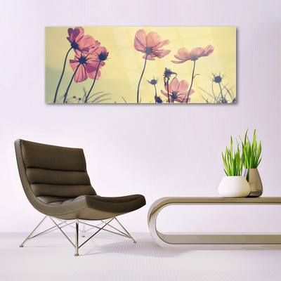 Quadro in vetro Fiori Pianta naturale