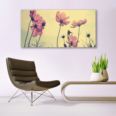 Quadro in vetro Fiori Pianta naturale