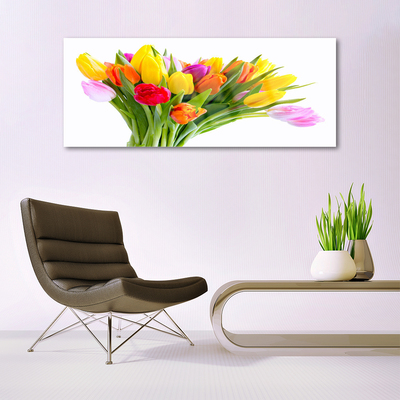 Quadro in vetro Tulipani Fiori Pianta