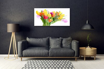 Quadro in vetro Tulipani Fiori Pianta