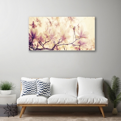 Quadro vetro Fiori Pianta naturale