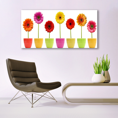 Quadro di vetro Fiori Pianta naturale