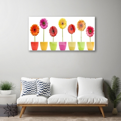 Quadro di vetro Fiori Pianta naturale